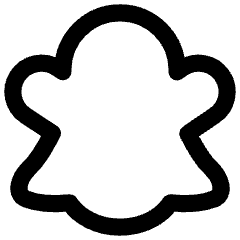 Snapchat Logo Icon from Flex Line Set