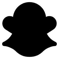 Snapchat Logo Icon from Core Solid Set