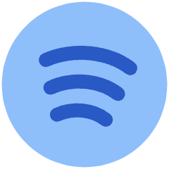 Spotify Logo Icon from Plump Flat Set