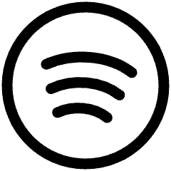 Spotify Logo Icon from Plump Line Set