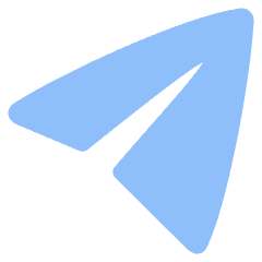 Telegram Logo Icon from Plump Flat Set