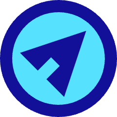 Telegram Logo Icon from Sharp Pop Set
