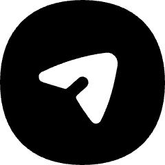 Telegram Logo Icon from Flex Solid Set