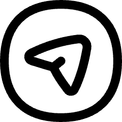 Telegram Logo Icon from Flex Line Set