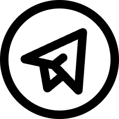 Telegram Logo Icon from Core Line Set