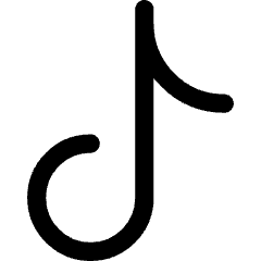 Tiktok Logo Icon from Core Line Set