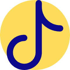 Tiktok Logo Icon from Core Pop Set