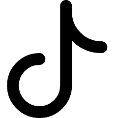 Tiktok Logo Icon from Micro Line Set