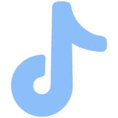 Tiktok Logo Icon from Plump Flat Set