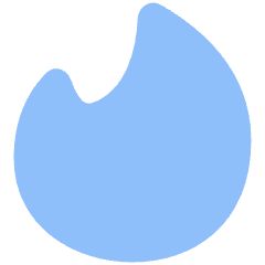 Tinder Logo Icon from Plump Flat Set