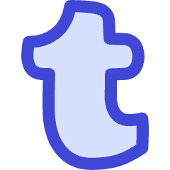 Tumblr Logo Icon from Flex Duo Set