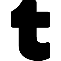 Tumblr Logo Icon from Core Solid Set