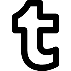 Tumblr Logo Icon from Core Remix Set