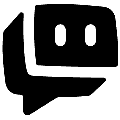 Twitch Logo Icon from Flex Solid Set