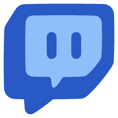 Twitch Logo Icon from Plump Flat Set