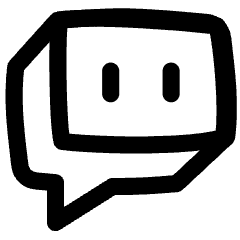 Twitch Logo Icon from Flex Line Set