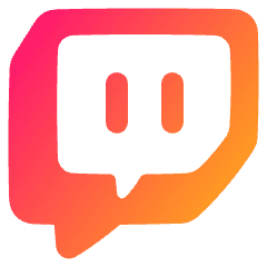 Twitch Logo Icon from Plump Gradient Set