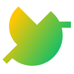 Twitter Logo Icon from Sharp Gradient Set