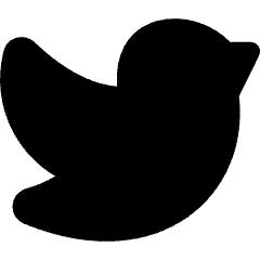 Twitter Logo Icon from Core Solid Set