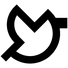 Twitter Logo Icon from Sharp Remix Set