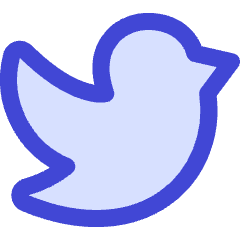 Twitter Logo Icon from Flex Duo Set