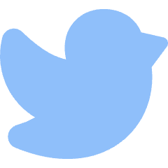Twitter Logo Icon from Flex Flat Set