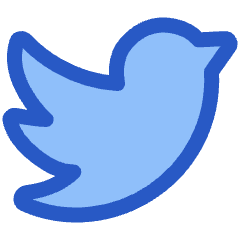 Twitter Logo Icon from Plump Duo Set
