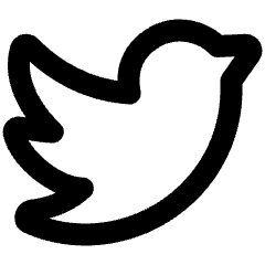 Twitter Logo Icon from Plump Remix Set