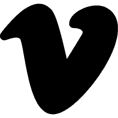 Vimeo Logo 1 Icon from Core Solid Set
