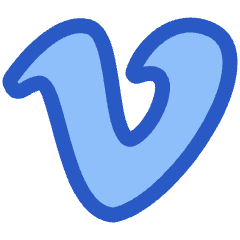 Vimeo Logo 1 Icon from Plump Duo Set