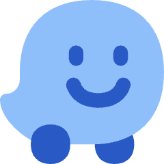 Waze Logo Icon from Flex Flat Set