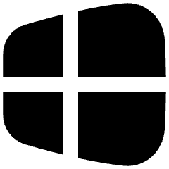 Windows Logo Icon from Flex Solid Set