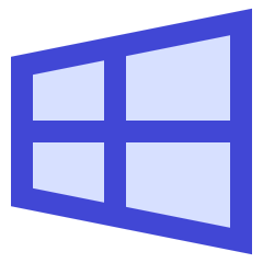 Windows Logo Icon from Sharp Duo Set