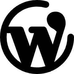 Wordpress Logo Icon from Core Remix Set