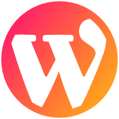 Wordpress Logo Icon from Plump Gradient Set