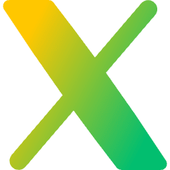 X Twitter Logo Icon from Flex Gradient Set