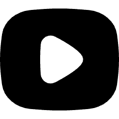 Youtube Logo Icon from Flex Solid Set
