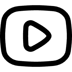 Youtube Logo Icon from Flex Line Set