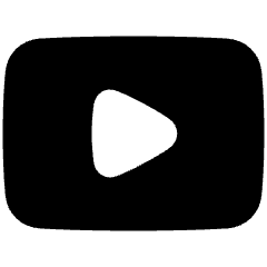 Youtube Logo Icon from Plump Solid Set