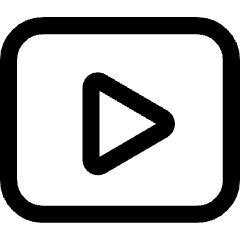 Youtube Logo Icon from Core Line Set