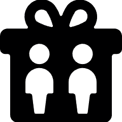 Love Gift Couple Box Icon from Ultimate Bold Set