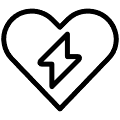 Heart Love Charging Icon from Ultimate Light Set