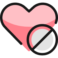 Love It Disable Icon from Ultimate Colors Set