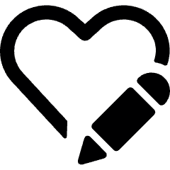 Love It Edit Icon from Ultimate Bold Set