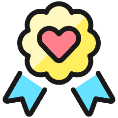 Love It Ribbon 2 Icon from Ultimate Colors Set