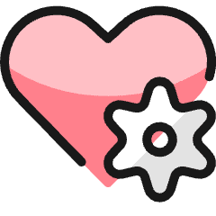 Love It Settings Icon from Ultimate Colors Set