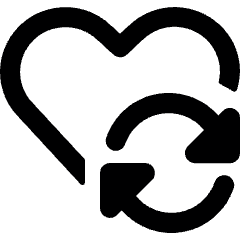 Love It Sync Icon from Ultimate Bold Set