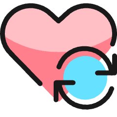 Love It Sync Icon from Ultimate Colors Set