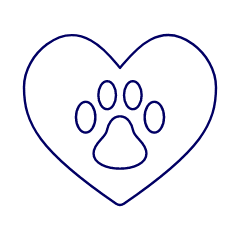 Love Pet Illustration from UX Line Set