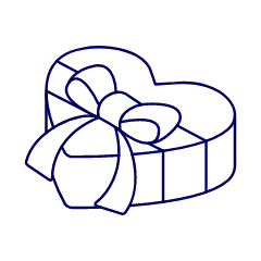 Gift Heart 3 Illustration from UX Line Set